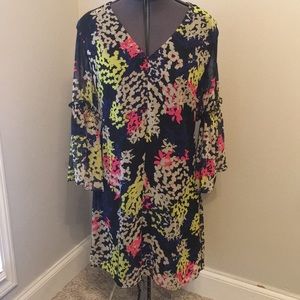 Taylor dress size 4 multi color